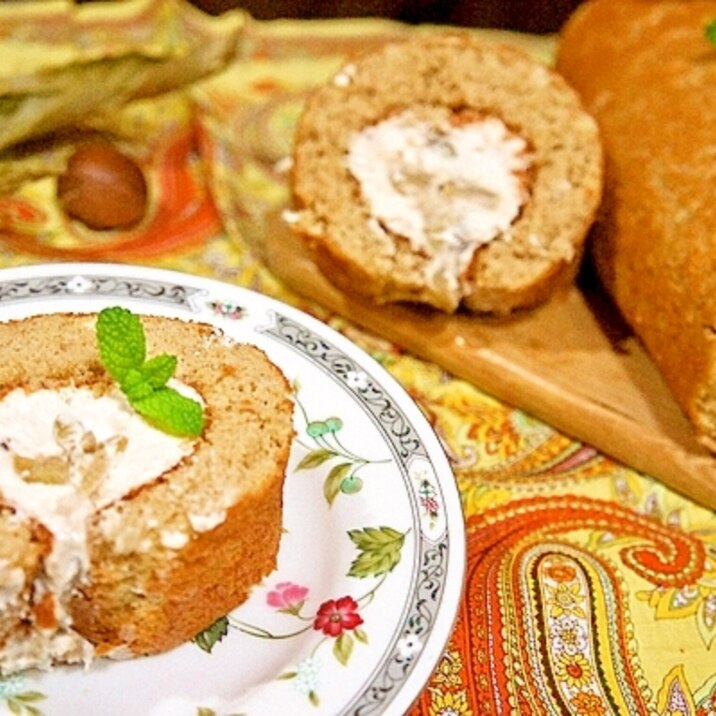子供が絶賛した 栗の渋皮煮deマロンロールケーキ レシピ 作り方 By プッチン5903 楽天レシピ 子供が絶賛した 栗の渋皮煮deマロンロールケーキ レシピ 作り方 By プッチン5903 楽天レシピ